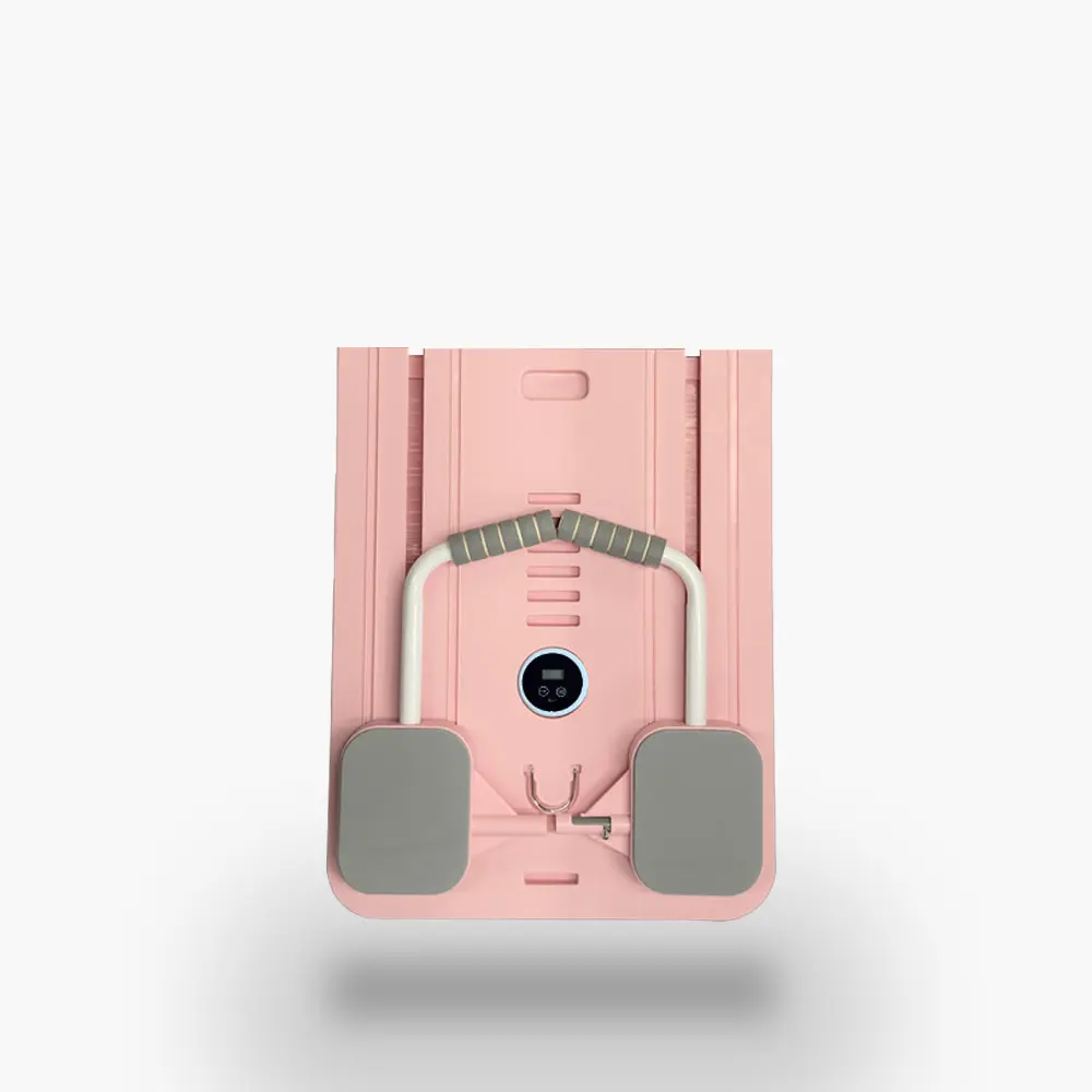Foldable Pilates Board Pink Closed Front.webp