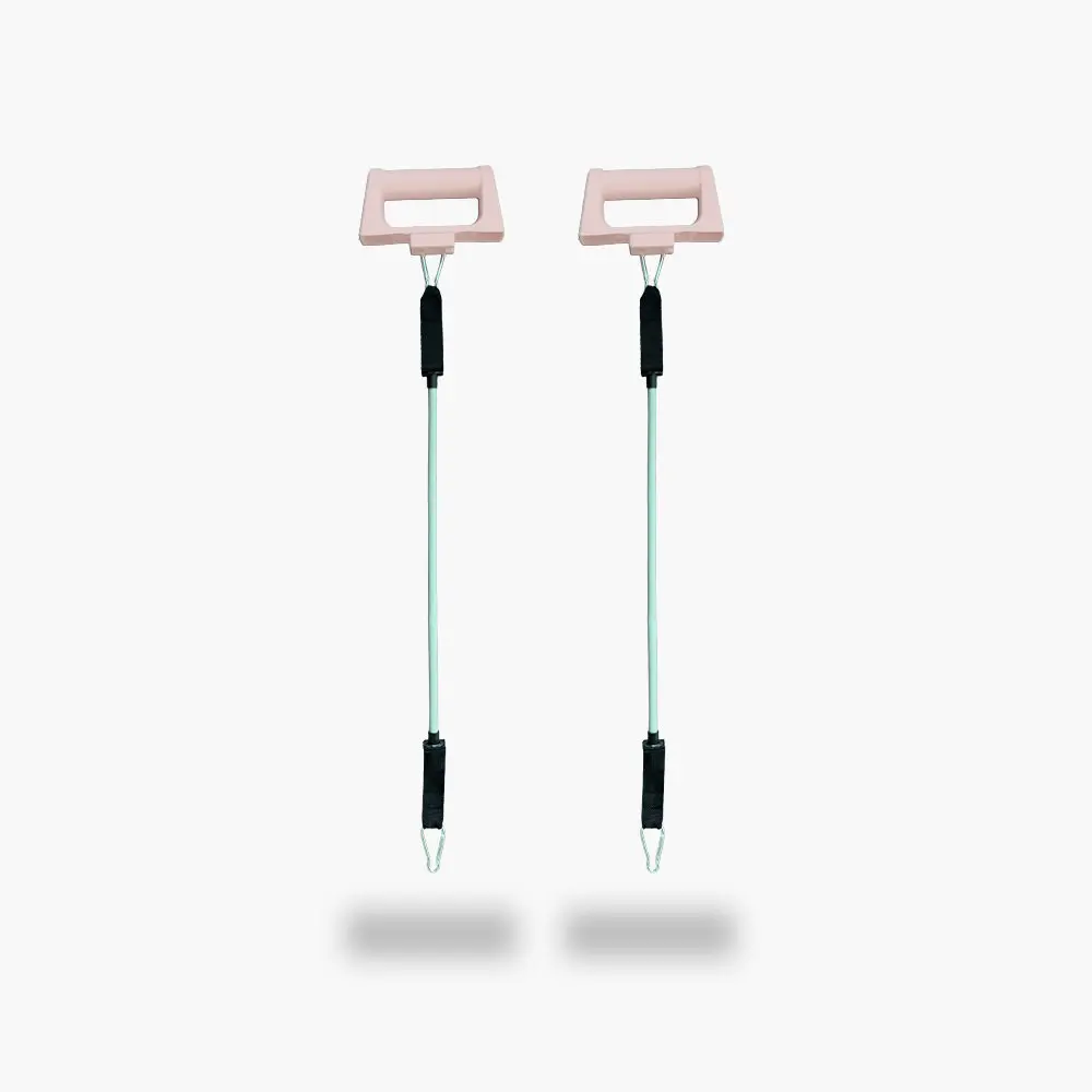 Foldable Pilates Board Pink Bands and Handles.webp