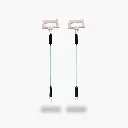 Foldable Pilates Board Pink Bands and Handles.webp