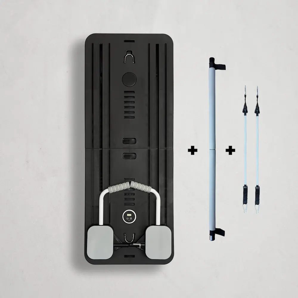 Black Foldable Pilates Board Pro